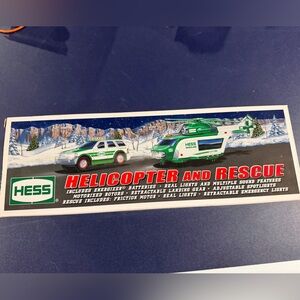 2012 Hess Helicopter and Rescue Set